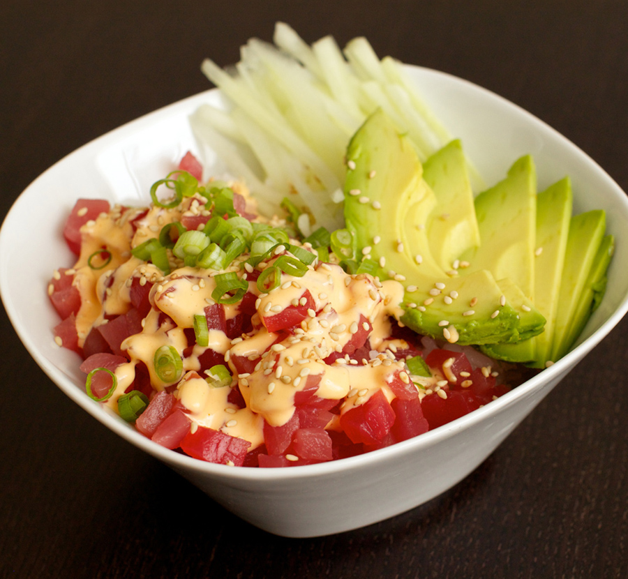 Tuna and rice salad bowl recipe