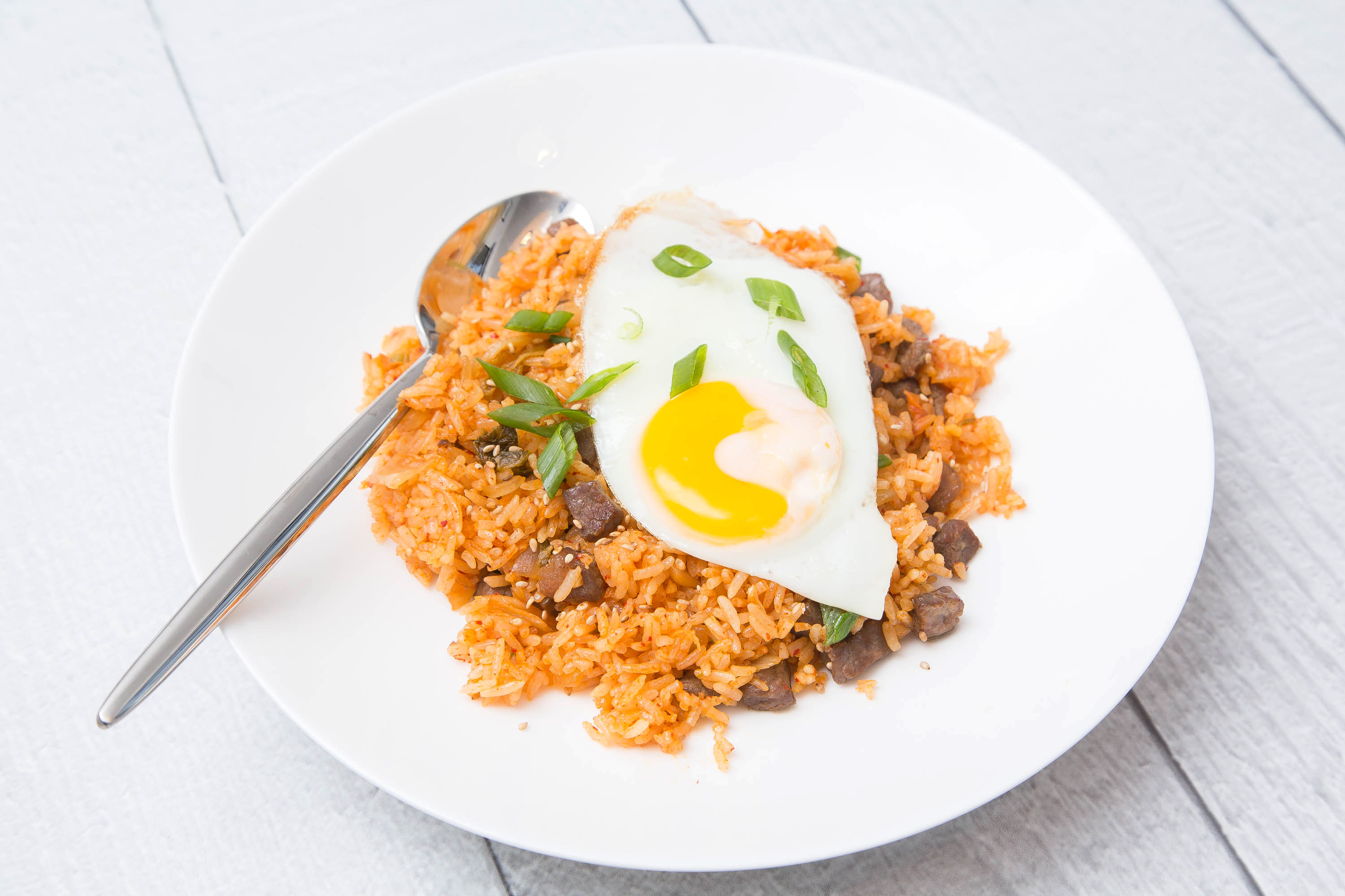 Kimchi Fried Rice with Beef | The Missing Lokness